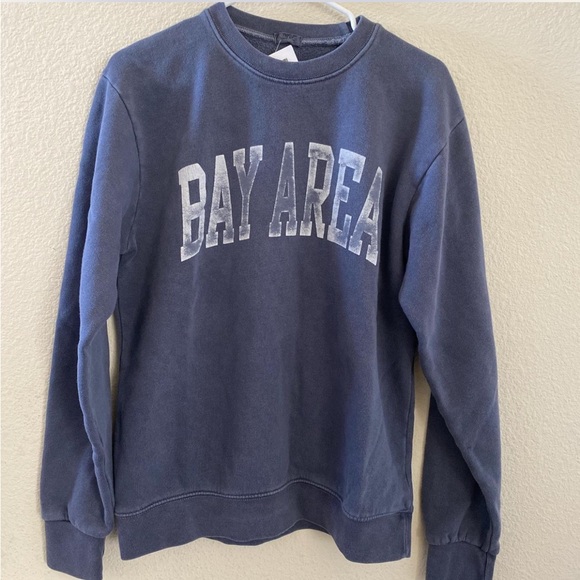 Brandy melville Erica faded blue Erica Bay Area sweatshirt - Picture 1 of 1